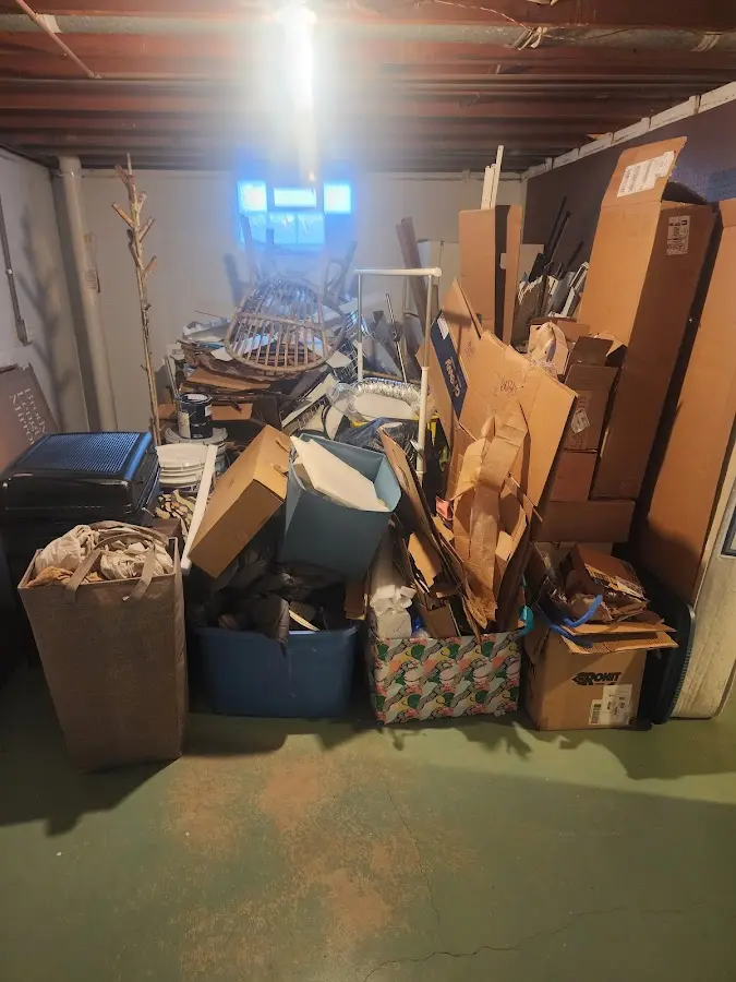 Roll-off dumpster container at job site for Yard Waste Dumpster Rental in Firebaugh